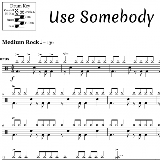 kings of leon use somebody bass tab