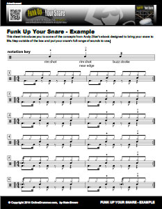 Funk Up Your Snare - Example Funk Up Your Snare - Example