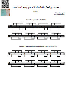 Cool and Easy Latin Paradiddle Groove - Part 3 Cool and Easy Latin Paradiddle Groove - Part 3