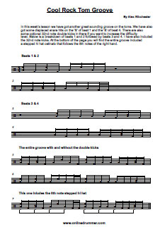 Cool Rock Tom Groove - PDF Cool Rock Tom Groove - PDF