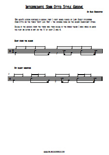 John Otto Style Drum Beat - PDF John Otto Style Drum Beat - PDF