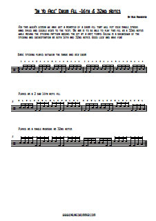 "In Yo Face" Drum Fill "In Yo Face" Drum Fill