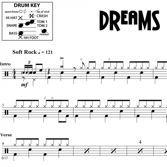 Dreams Fleetwood Mac Sheet Music Free