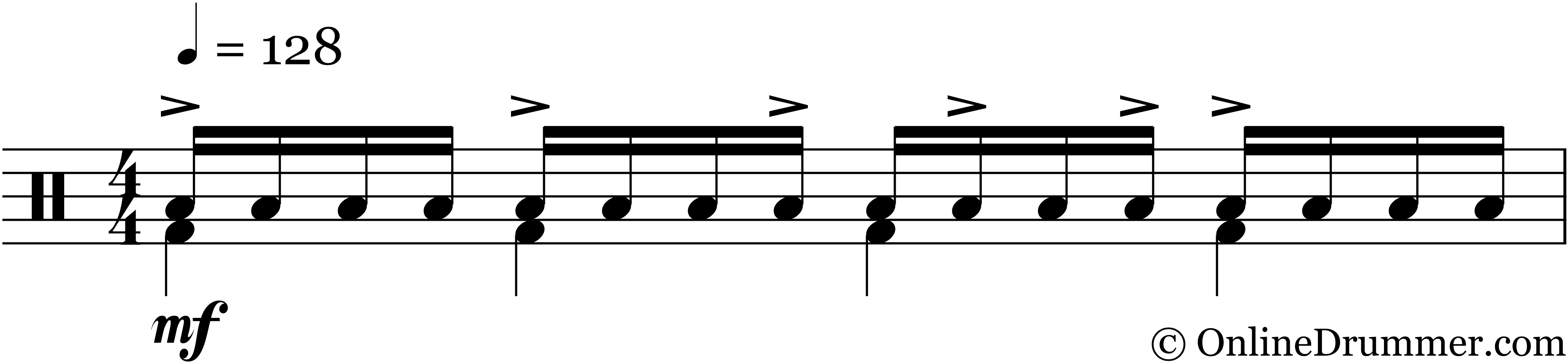 sheet music for newcleus jam on it drum track