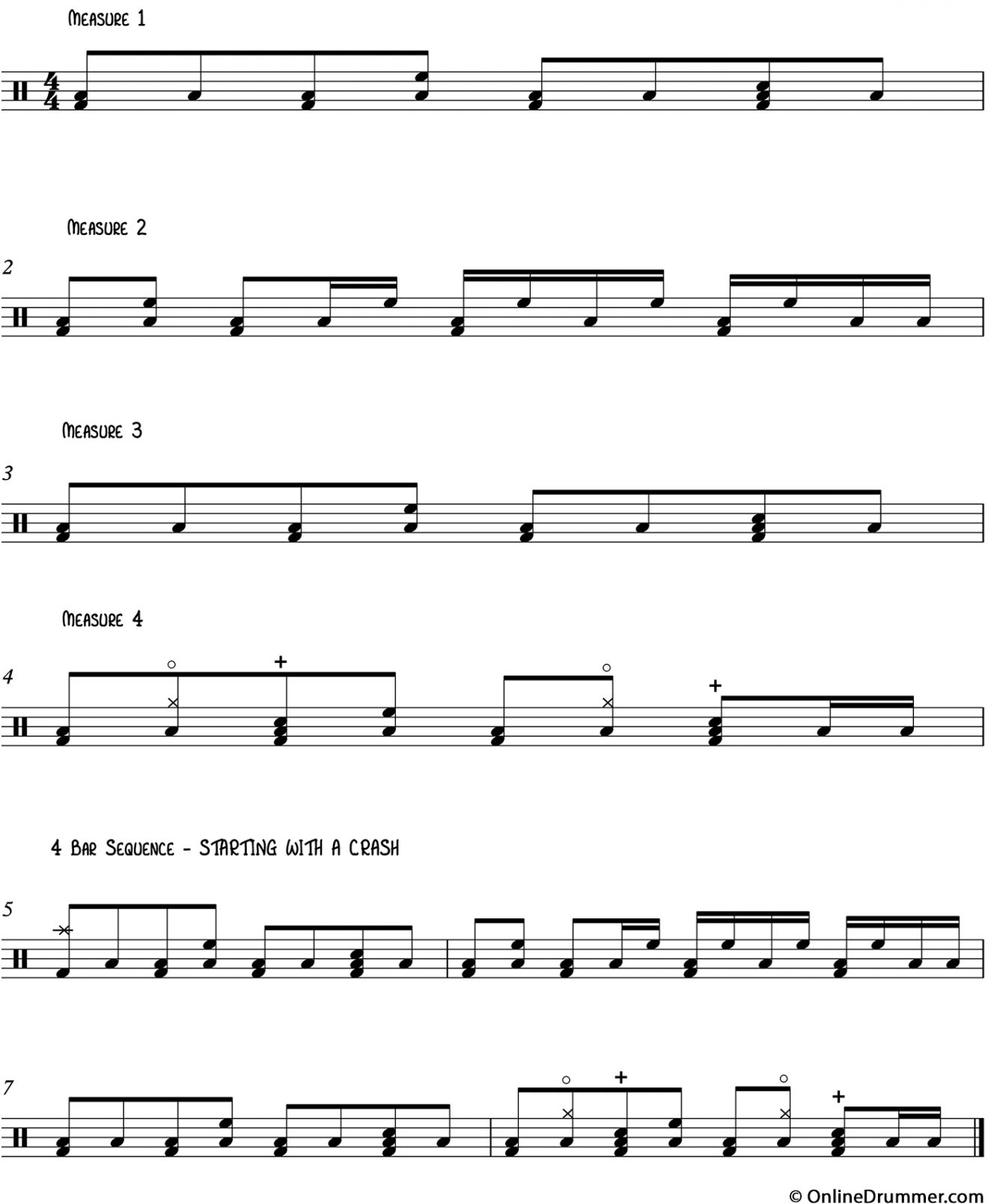 Cool Intermediate Drum Beats on the Toms