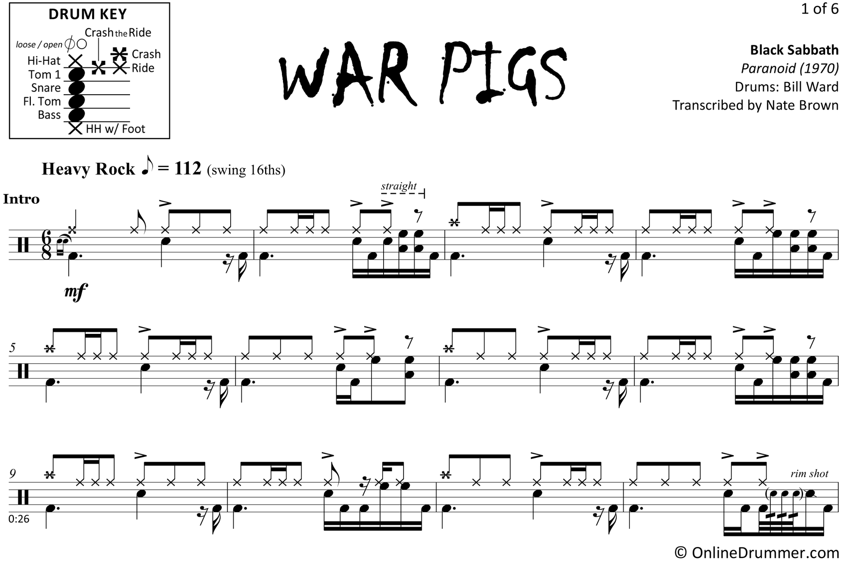 war pigs black sabbath