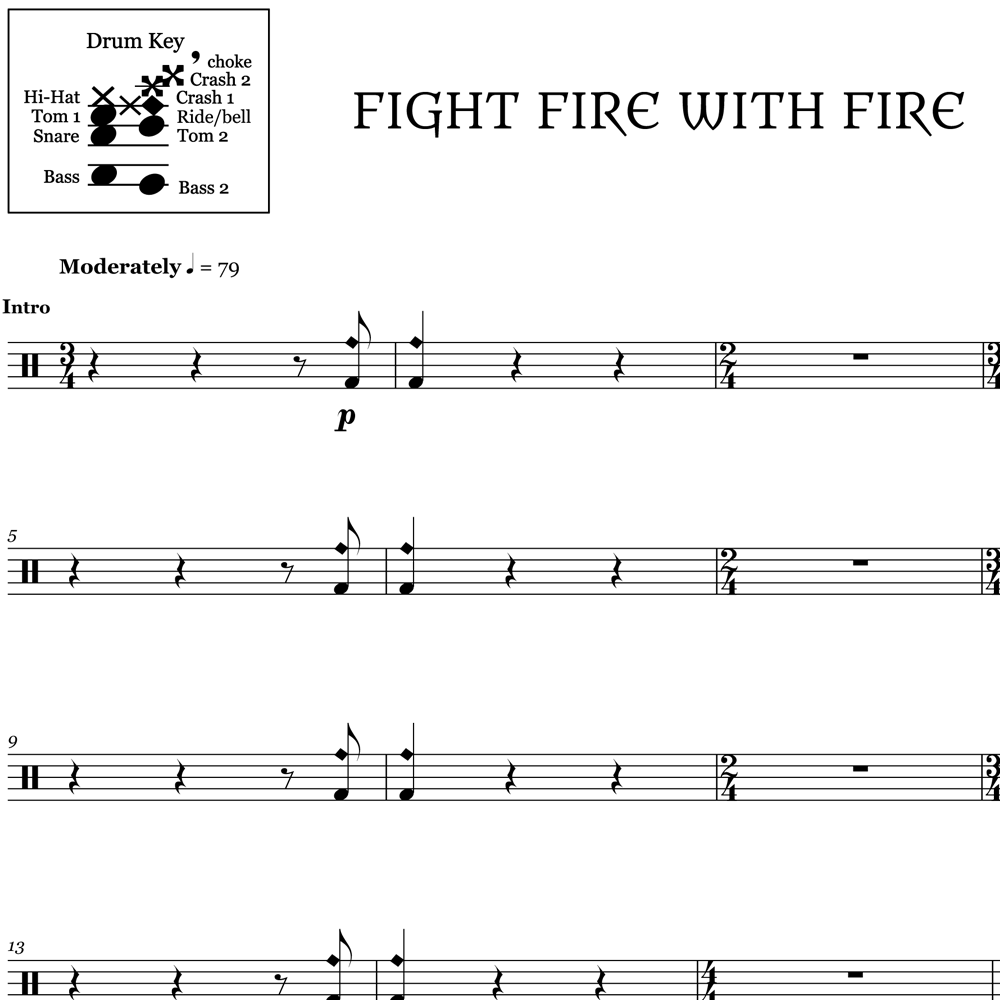 Fight Fire with Fire - Metallica Fight Fire with Fire - Metallica - Thumbnail