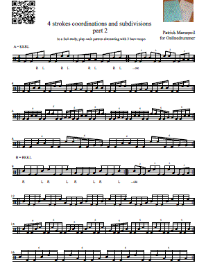 4 Stroke Coordination and Subdivision Part 2 4 Stroke Coordination and Subdivision Part 2
