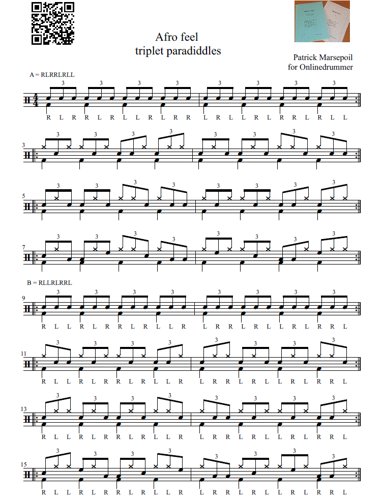 Afro-Feel Triplet Paradiddles Afro-Feel Triplet Paradiddles