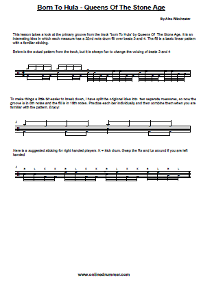 Main Groove From Born To Hula - Sheet Music Main Groove From Born To Hula - Sheet Music