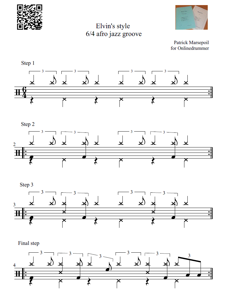 Elvin Jones Style - In Four Steps Elvin Jones Style - In Four Steps