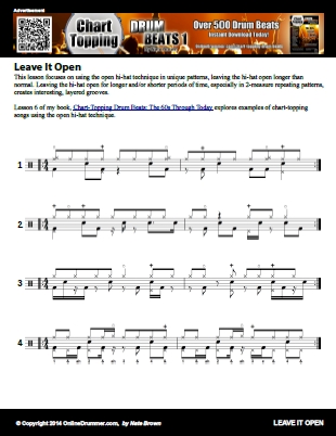 Leave It Open Leave It Open