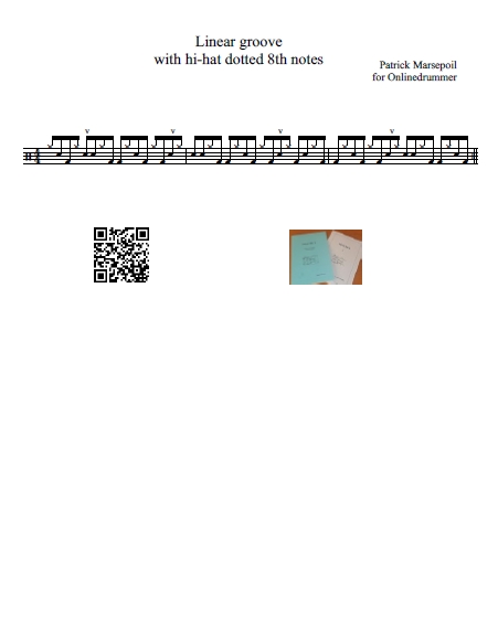 Linear Groove with Dotted Eighth Note Linear Groove with Dotted Eighth Note