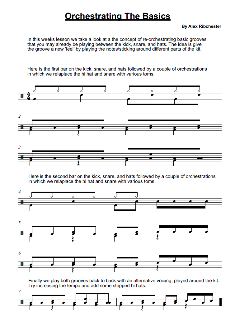 Orchestrating The Basics Orchestrating The Basics