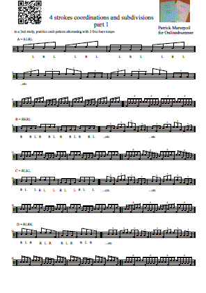 4-Stroke Coordination and Subdivisions 4-Stroke Coordination and Subdivisions
