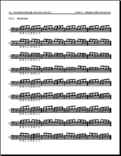 Double Strokes Around The Kit Double Strokes Around The Kit